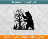 Angry Bear Vector Svg Digital Cutting File