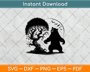 Angry Bear Svg Png Digital Cutting File