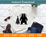 Angry Bear Svg Digital Cutting File