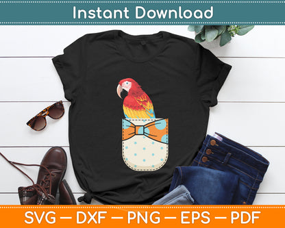 Animal in Your Pocket Sun Conure Parrot Svg Digital Cutting File