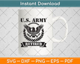 Army Chief Warrant Officer Retired Svg Digital Cutting File