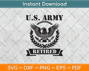 Army Chief Warrant Officer Retired Svg Digital Cutting File