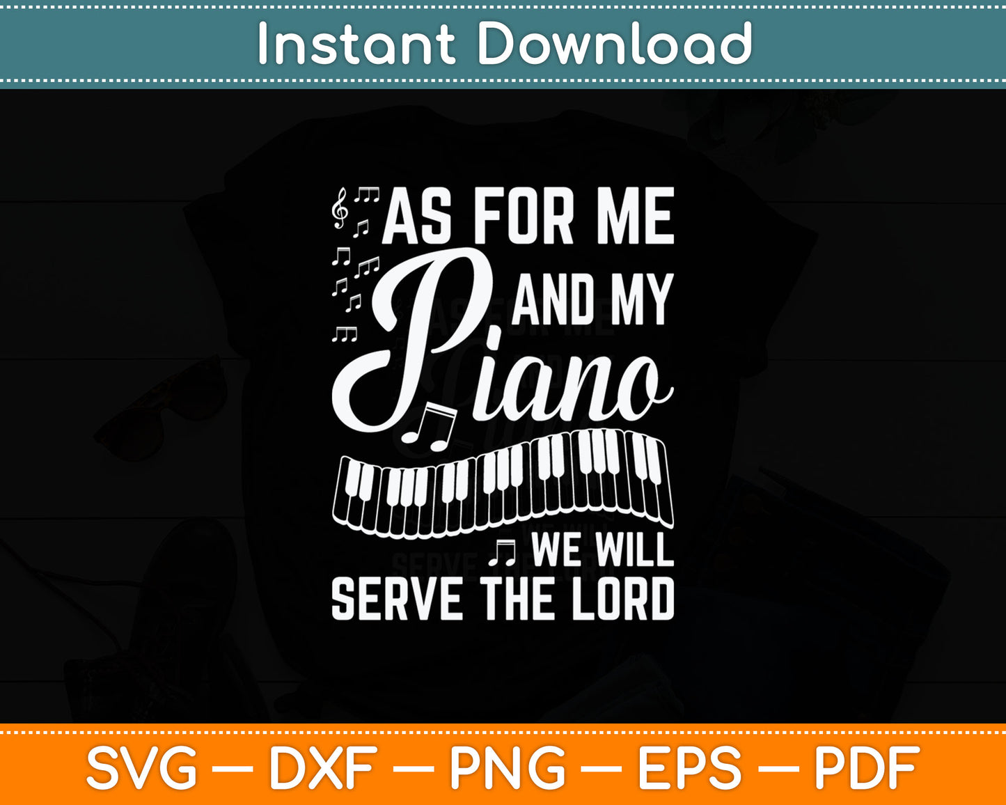 As For Me And My Piano Funny Piano Player Teacher Svg Digital Cutting File