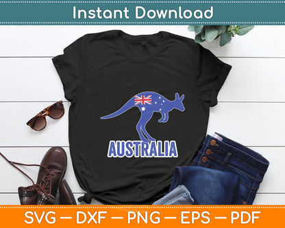 Australia Kangaroo Kangaroos Animal Lover In Australia Svg Png Dxf Digital Cutting File