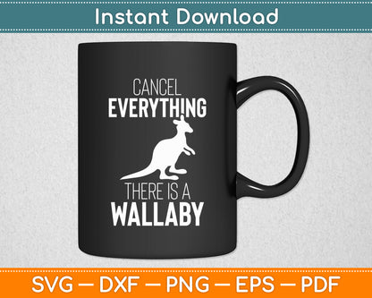 Australian Wallaby Quote for a Wallaby Lover Svg Png Dxf Digital Cutting File