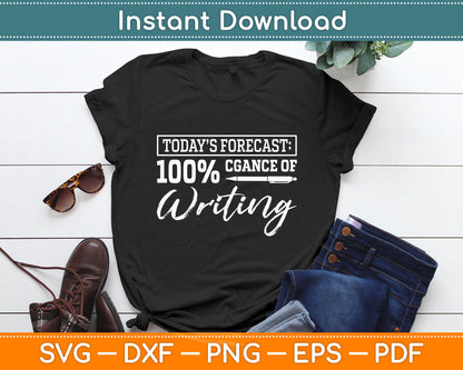 Author Journalist Teacher Writing Content Creator Gift Svg Digital Cutting File