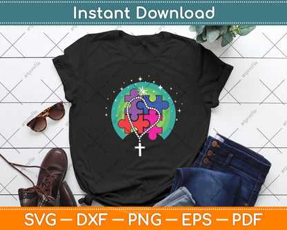 Autism Awareness Catholic Christian Autism Svg Digital Cutting File