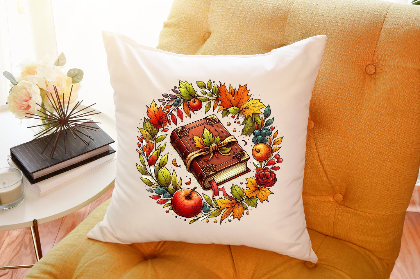 Autumn Books PNG Bundle Cozy Fall Book Lover Sublimation Clipart