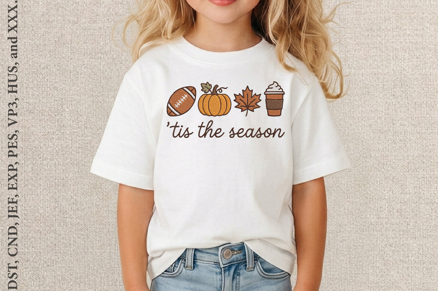 Autumn Embroidery Design – Beautiful Fall Machine Embroidery Pattern, Cozy Seasonal Embroidery Design