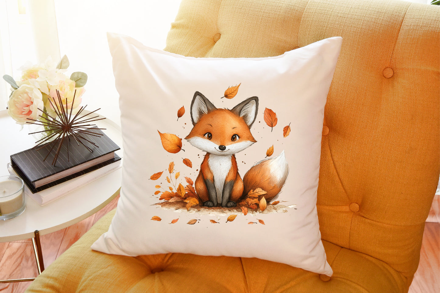 Autumn Fox PNG Bundle Fall Fox Sublimation Clipart