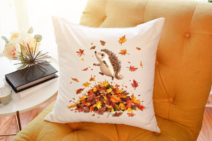 Autumn Hedgehogs PNG Bundle Fall Hedgehog Sublimation Clipart