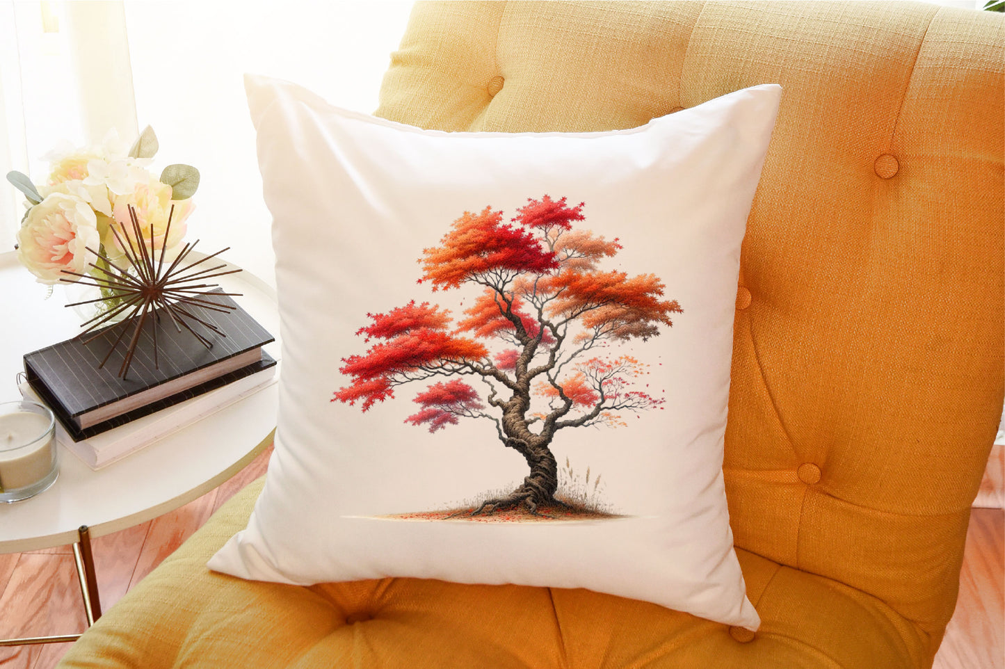 Autumn Maple Tree PNG Bundle Fall Tree Sublimation Clipart