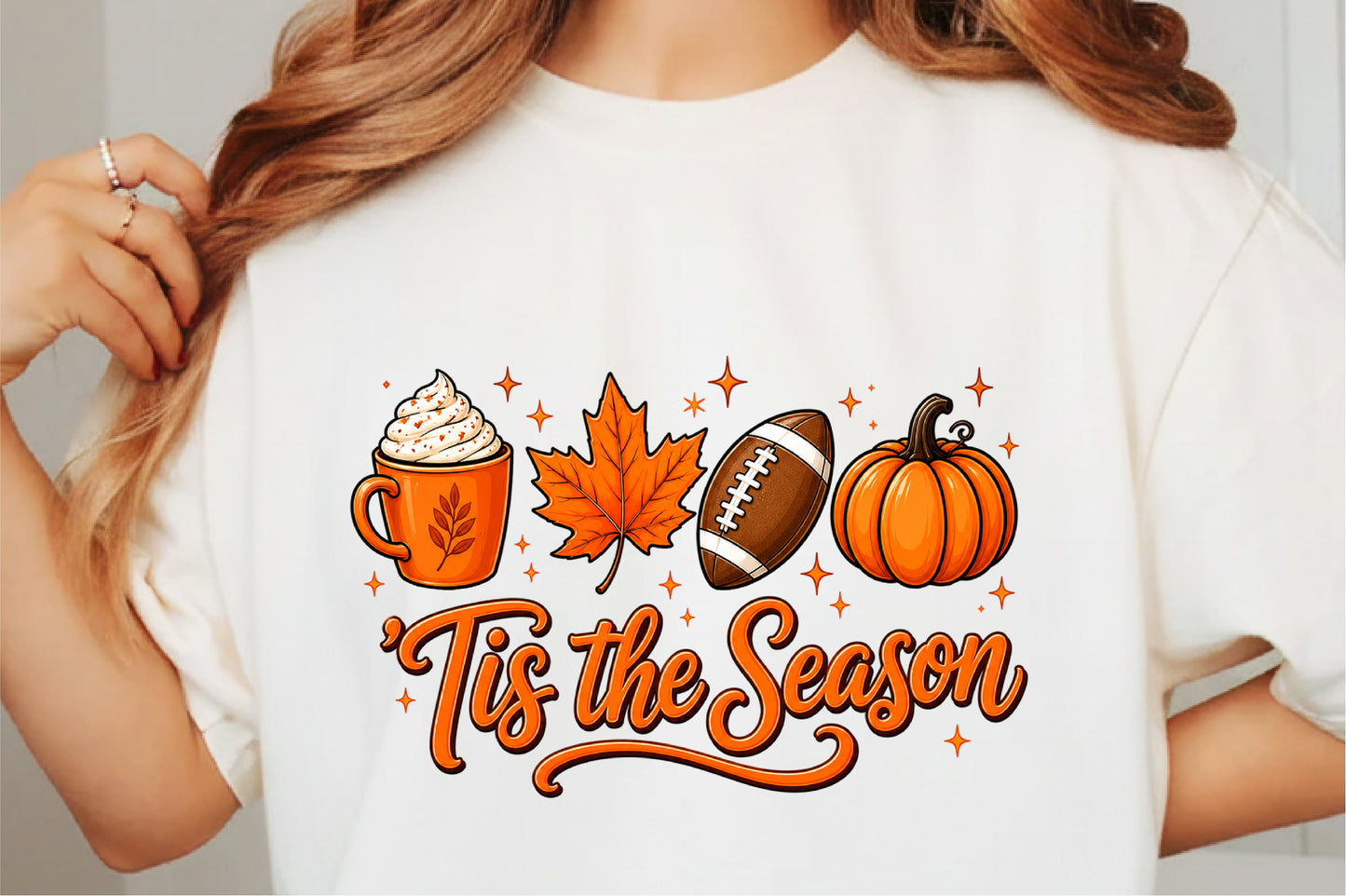 Autumn PNG Tis The Season Fall Pumpkin Harvest Sublimation