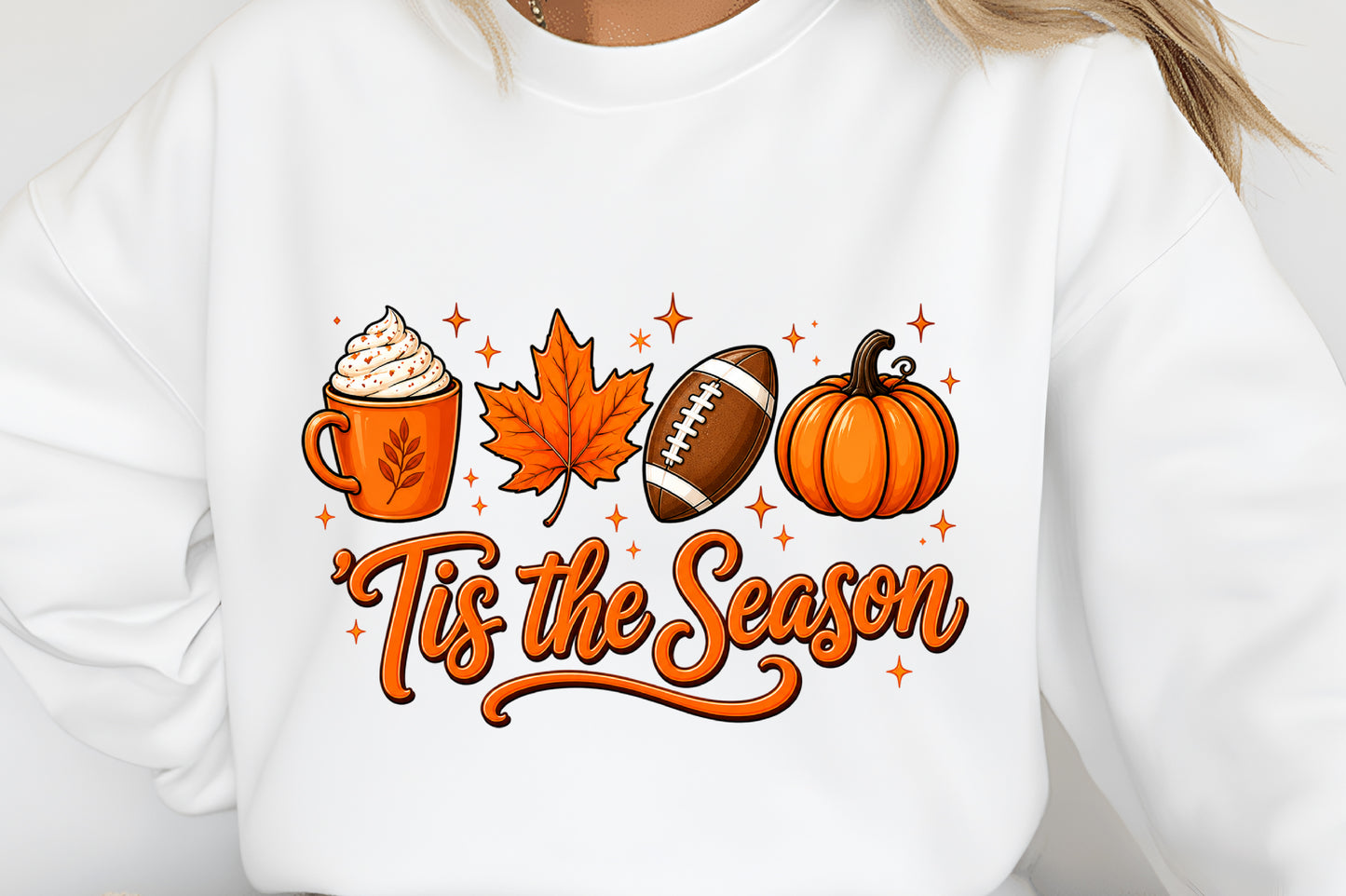 Autumn PNG Tis The Season Fall Pumpkin Harvest Sublimation