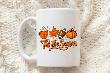 Autumn PNG Tis The Season Fall Pumpkin Harvest Sublimation