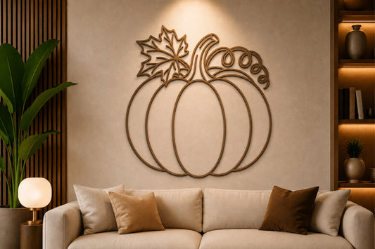 Autumn Pumpkin Laser Cut SVG