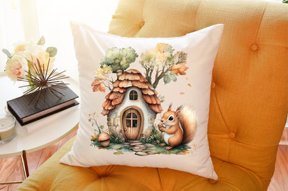 Autumn Squirrel PNG Bundle Fall Squirrel Sublimation Clipart