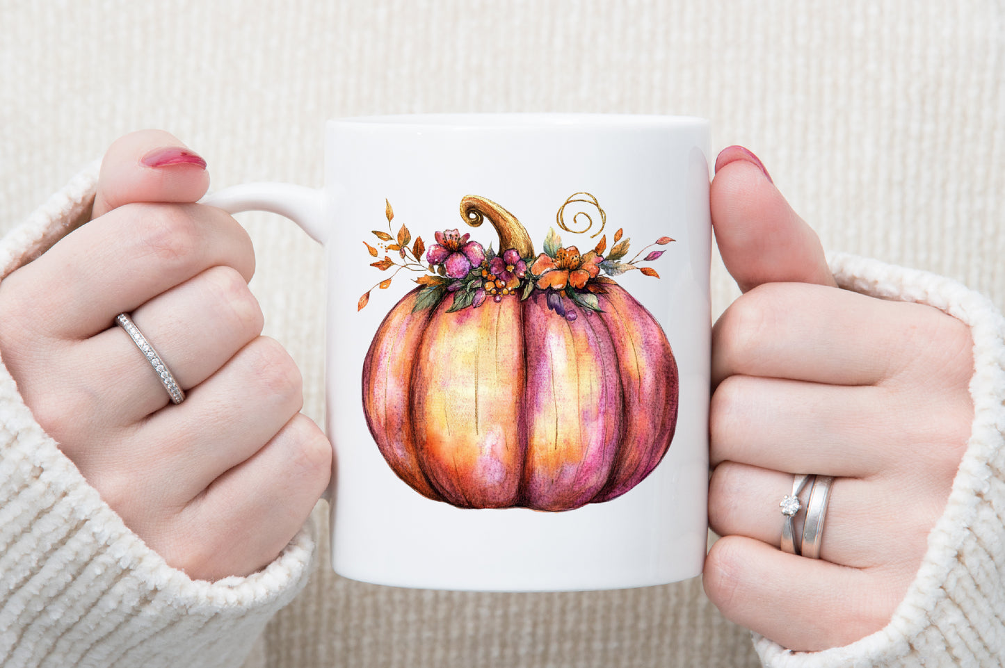 Autumn Whimsical Pumpkins PNG Bundle Fall Pumpkin Sublimation Clipart