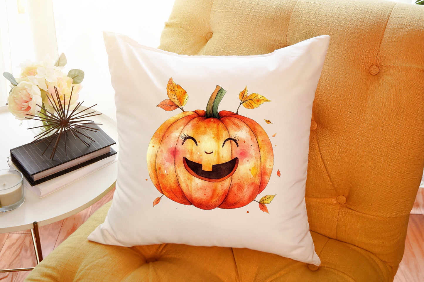 Autumn Whimsical Pumpkins PNG Bundle Fall Pumpkin Sublimation Clipart