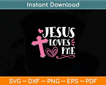Awesome Religious Jesus's Love Jesus Loves Me Christian Svg Digital Cutting File