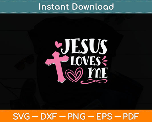 Awesome Religious Jesus's Love Jesus Loves Me Christian Svg Digital Cutting File