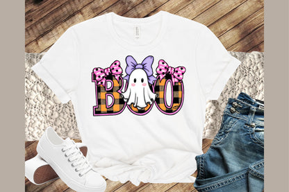 BOO Cute Halloween Ghost PNG