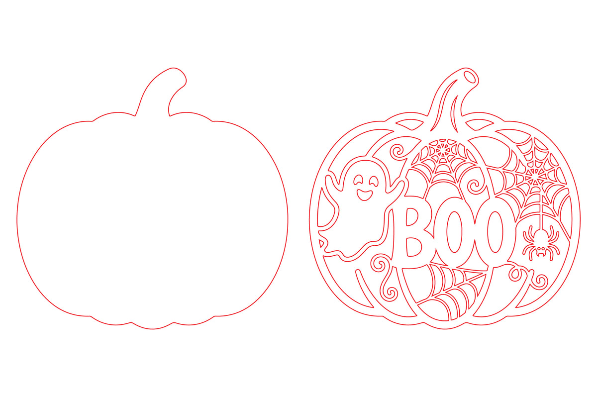 BOO Halloween Pumpkin SVG