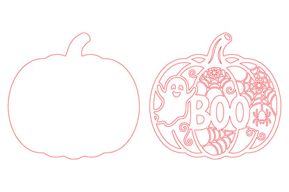 BOO Halloween Pumpkin SVG