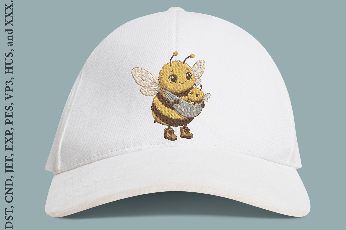 Baby Bee Embroidery Design – Cute Baby Honey Bee Machine Embroidery Pattern, Adorable Insect & Nature Embroidery Design
