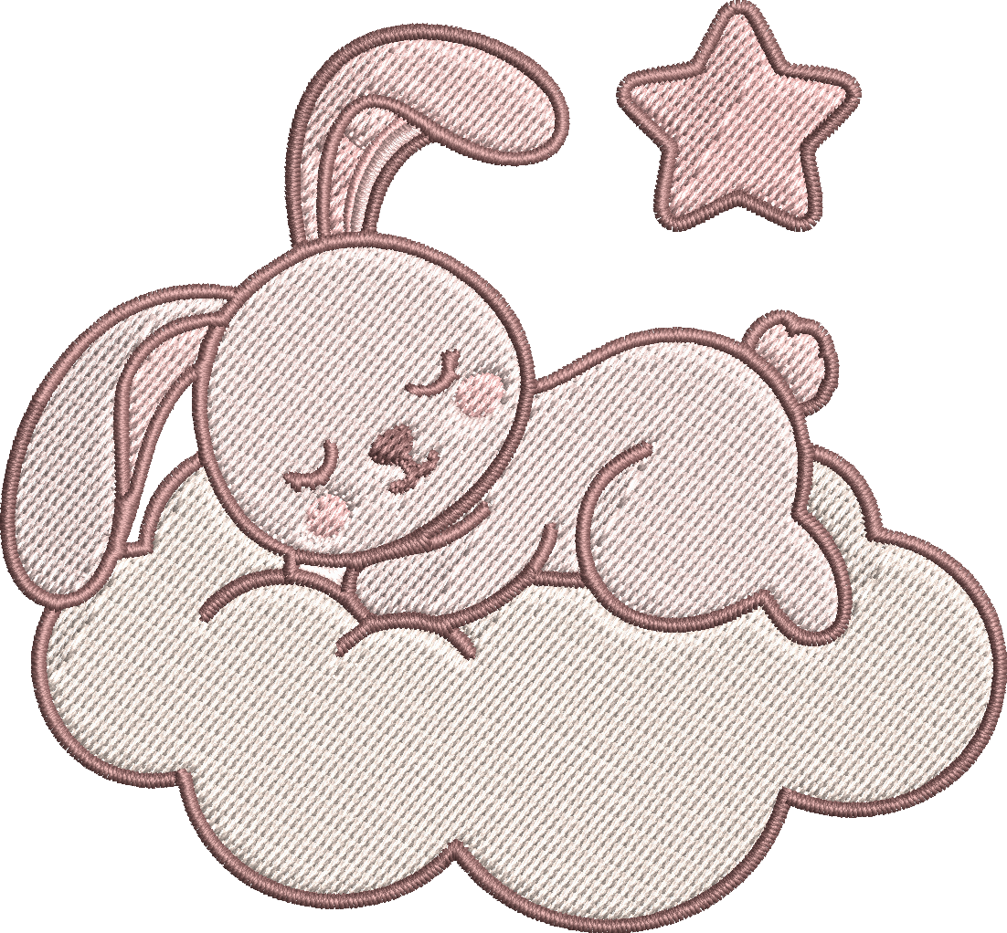 Baby Girl Bow Embroidery Design
