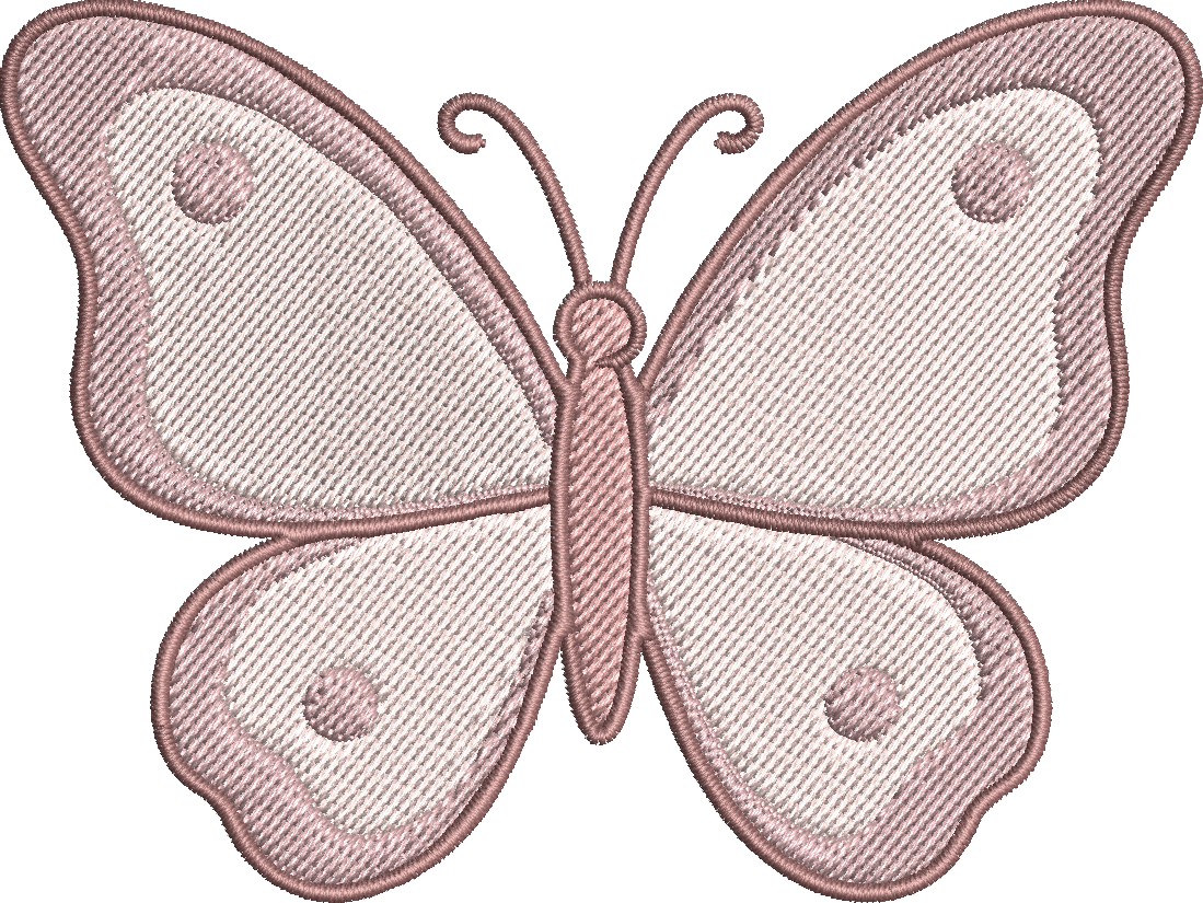 Baby Girl Bow Embroidery Design