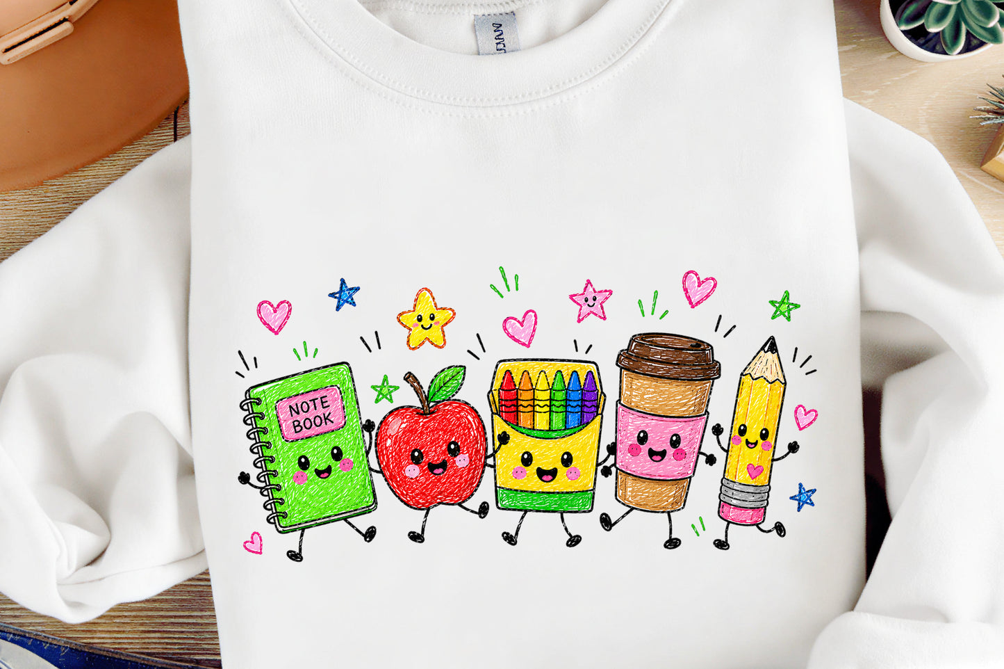 Back to School PNG  Cute School Supplies Classroom Clipart