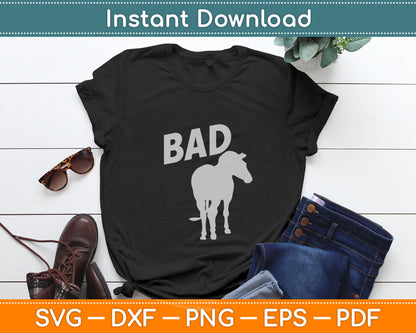 Bad Funny Donkeys Svg Digital Cutting File