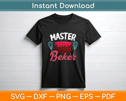 Professional Baker Quote SVG Design for Bakery Shirts Mugs and Tumbler Printing