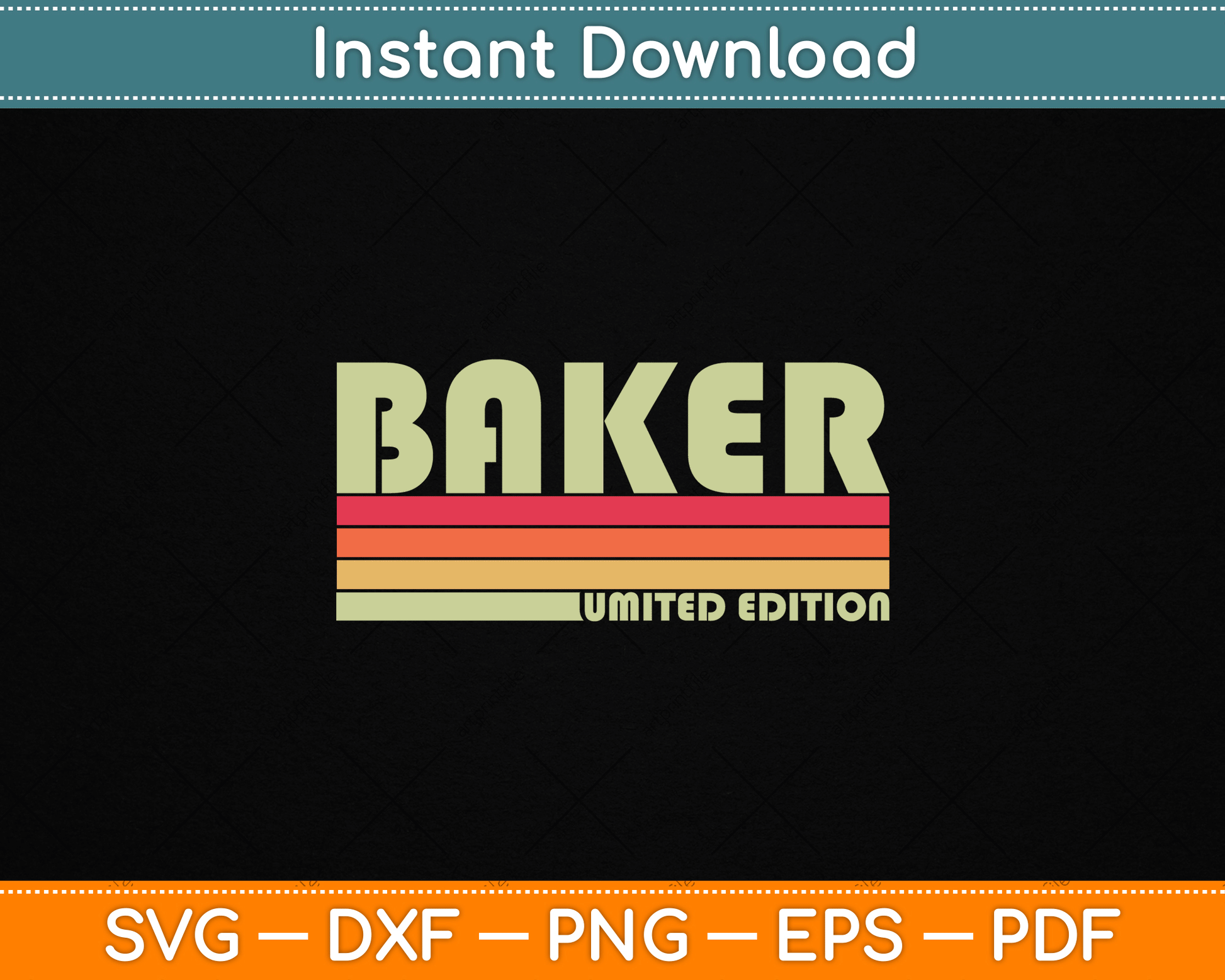 Funny baker job title SVG design for professional bakers and baking enthusiasts