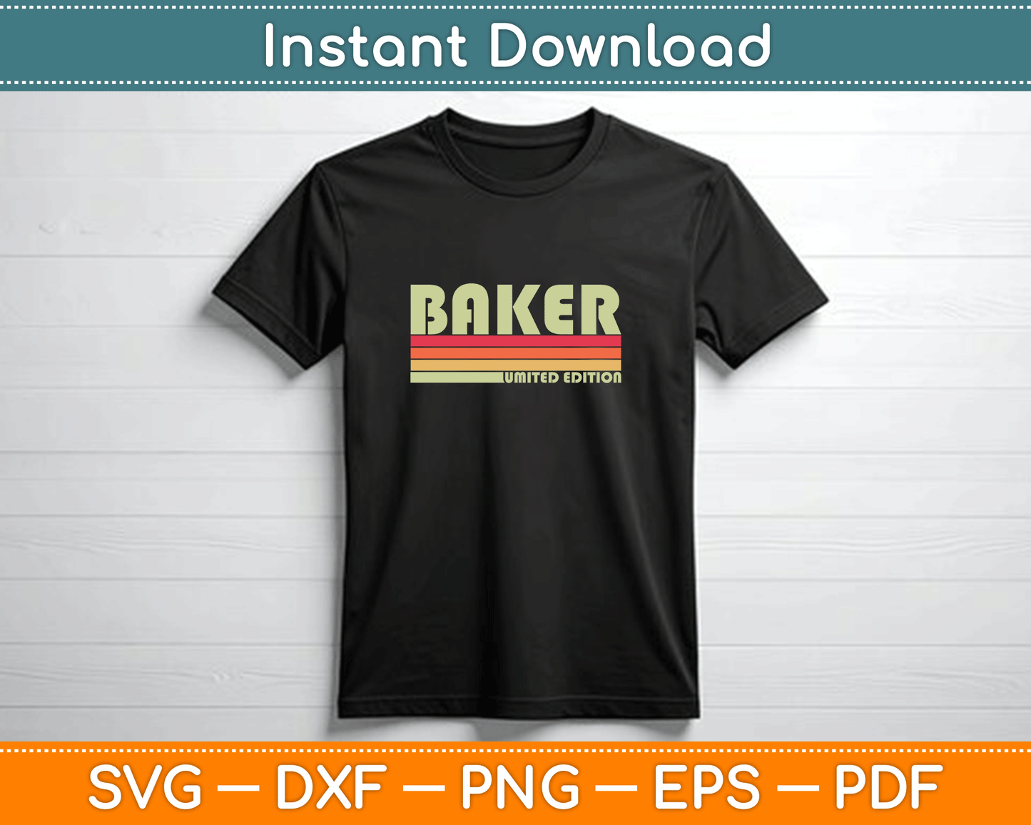 Humorous baker quote SVG digital download for T-shirts and aprons