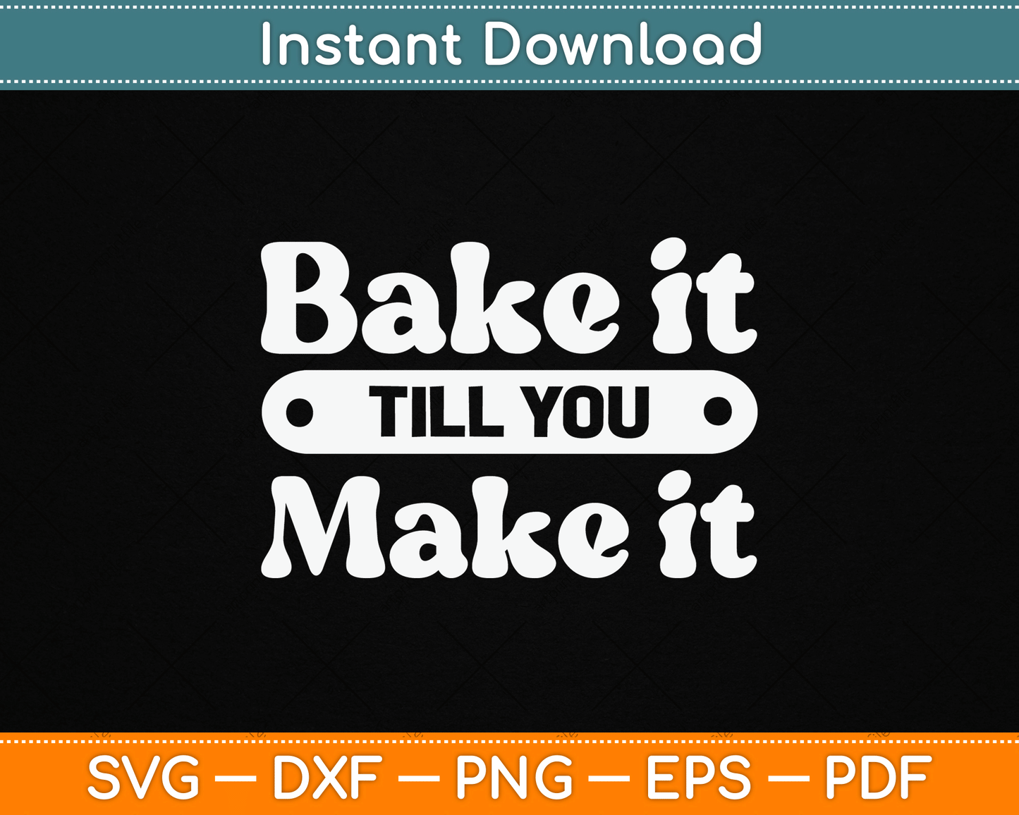 Funny Baker SVG Design for Baking Hobby Lovers and Homemade Bread Makers