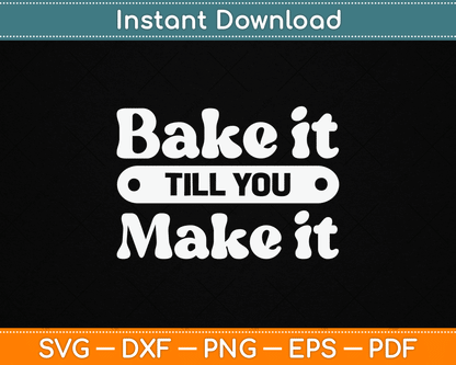 Funny Baker SVG Design for Baking Hobby Lovers and Homemade Bread Makers