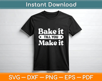 Baking Hobby SVG Digital Download for Bakers Bread Lovers and Kitchen Crafters