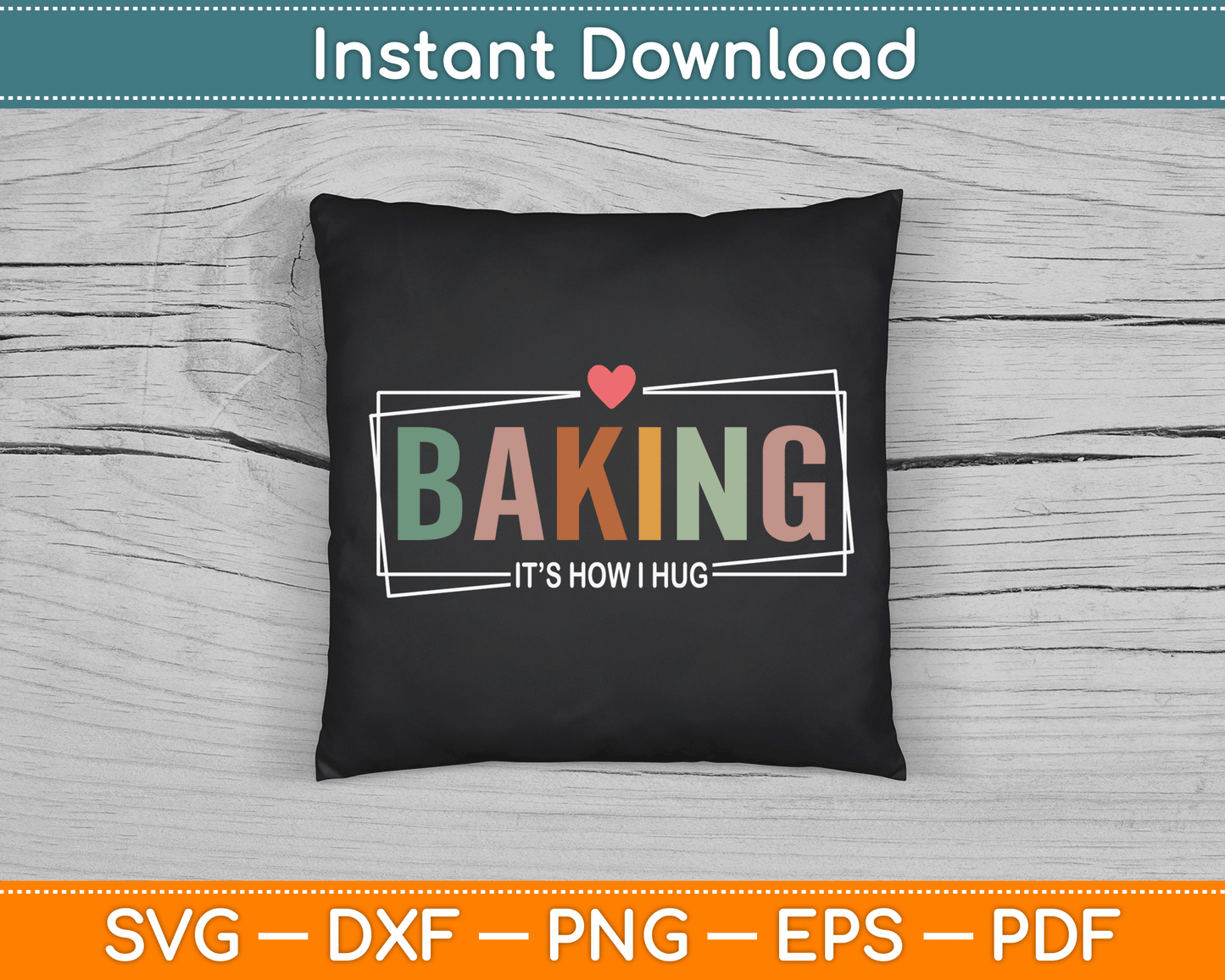 Cookie chef SVG file for baking lovers, handmade gifts, and DIY projects