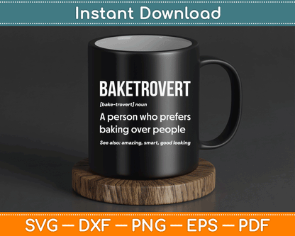 Cookie baker SVG design for T-shirts, aprons, mugs, and kitchen decor