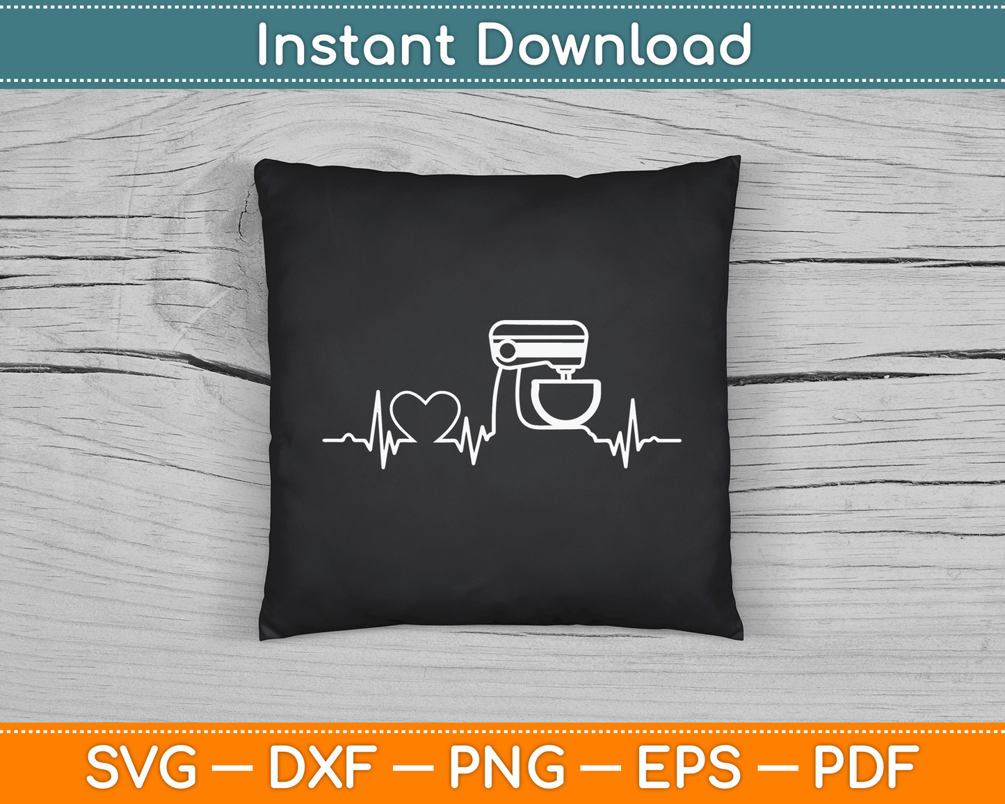 Funny pastry baker SVG file for Cricut and Silhouette DIY craft projects
