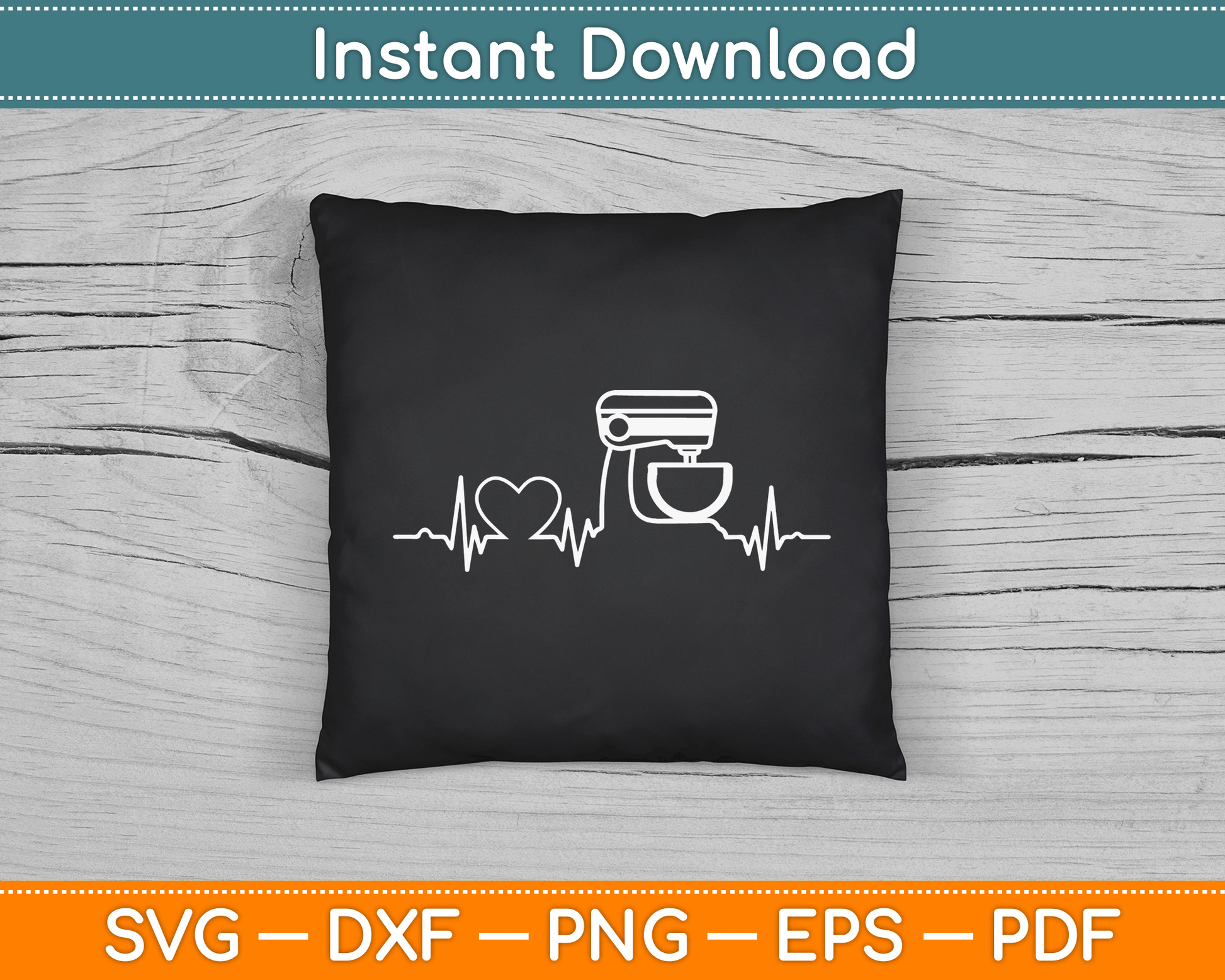 Funny pastry baker SVG file for Cricut and Silhouette DIY craft projects