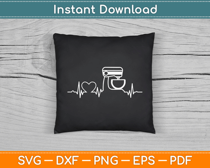 Funny pastry baker SVG file for Cricut and Silhouette DIY craft projects