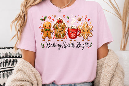 Baking Spirits Bright Christmas PNG Sublimation