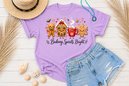 Baking Spirits Bright Christmas PNG Sublimation