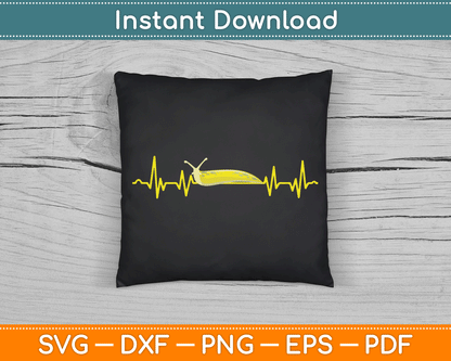 Banana Slug Yellow Banana Slug Lover SVG Digital Cutting File