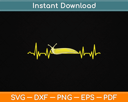 Banana Slug Yellow Banana Slug Lover SVG Digital Cutting File