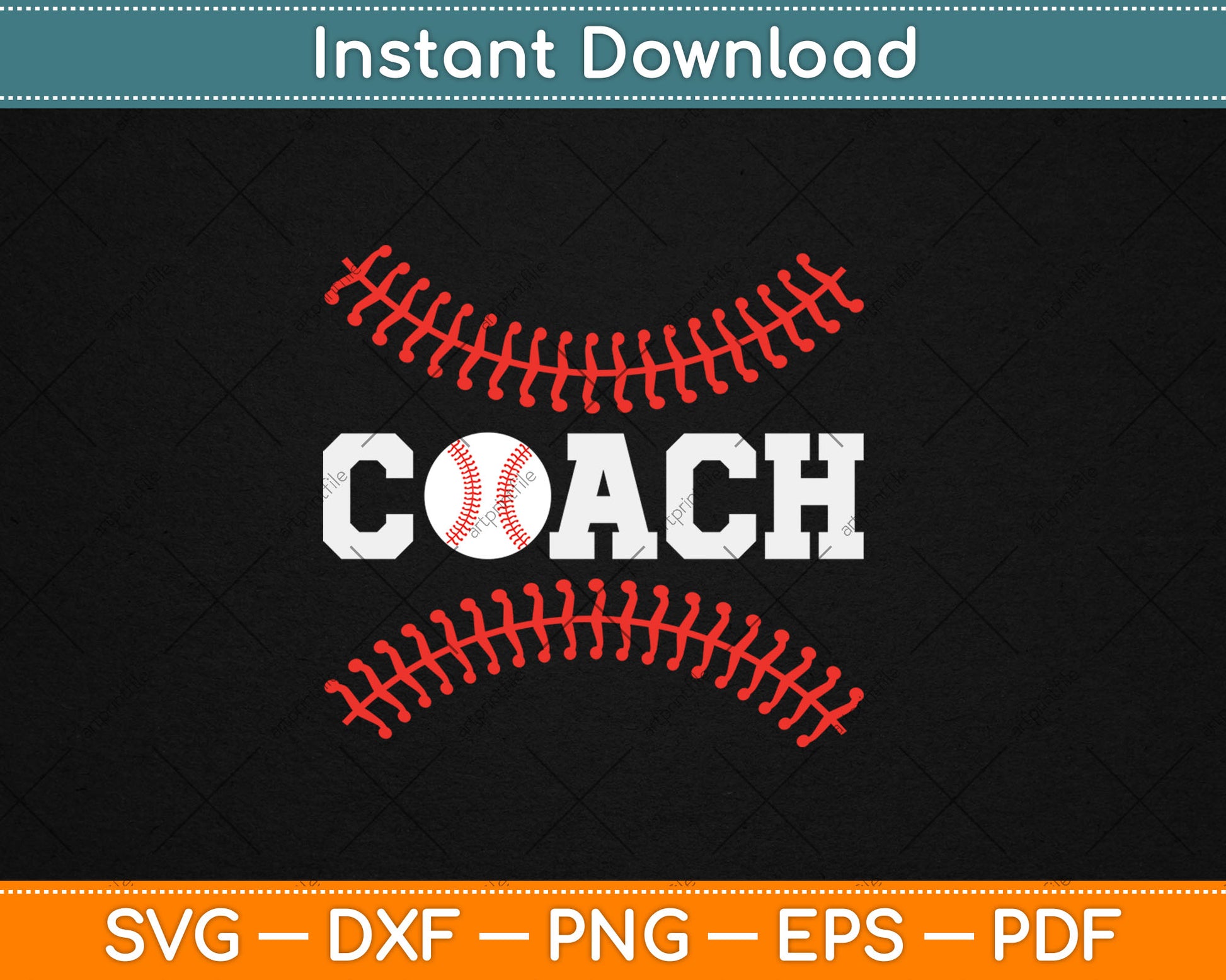 Baseball Coach Svg Digital Cutting File