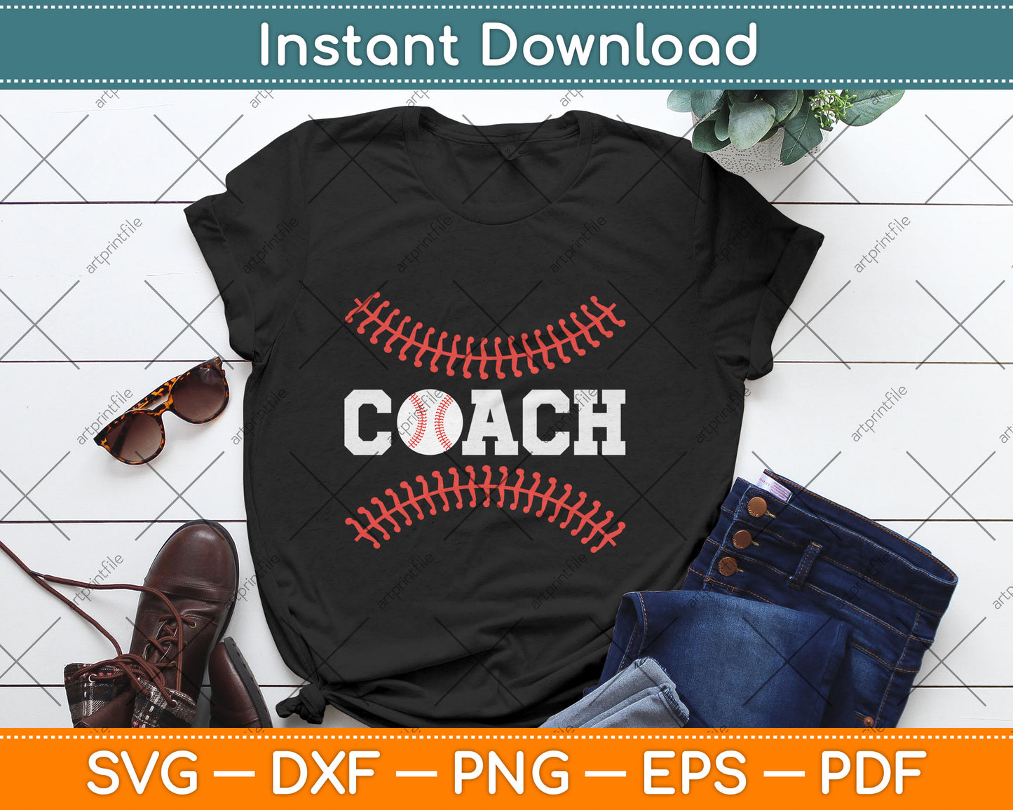 Baseball Coach Svg Digital Cutting File